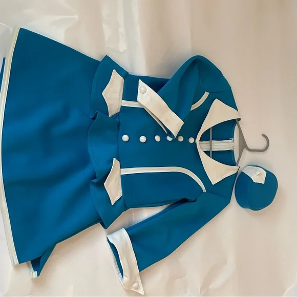Weissman fly me to the moon child XL  style 10145 flight attendant. Blue - Picture 5 of 5